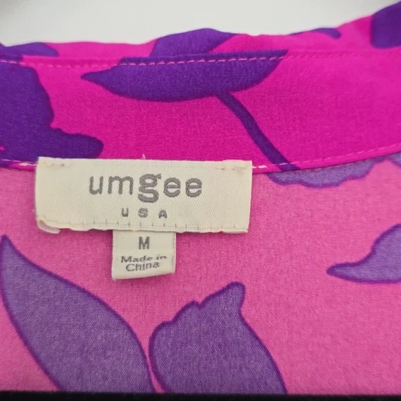 Umgee Pink and Purple Floral Dress - Picture 3 of 5